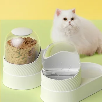 Контейнер-опаковка за котки Автоматична Голяма купа За хранене на котки, А за кучета, Пиенето на вода, уреди за пиене на домашни любимци