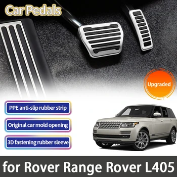 Автомобилни Крак Педала за Land Rover Range Rover L405 2012 ~ 2022 2016 Газово Гориво педала на Газта, Спирачката Без Пробиване Основа или Подплата на Педала