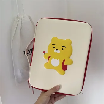 Ръкав за iPad е 9,7 10,5 11 инча Прекрасен жълт лъв Сладък Калъф за Момиче Високо Качество Ins Стил Чанта За Съхранение на Модерен Калъф