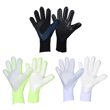 2024 Нови Професионални футболни вратарские ръкавици от латекс с удебелени защита на Възрастни Вратарские спортни футболни ръкавици вратарские