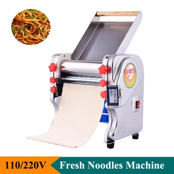 Машина за приготвяне на спагети от неръждаема стомана за цялото тяло, Автоматична машина за раскатки тест, търговска машина за рязане на юфка