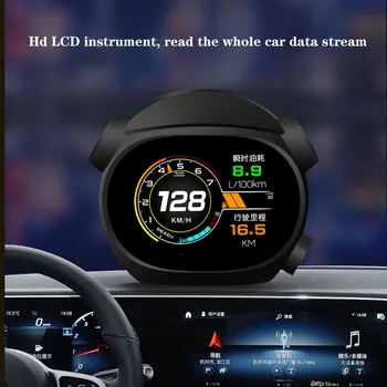 Автомобили OBD-HUD дисплея богат на функции модификация, М обща скорост, турбини, температурата на водата, работещ компютър K10