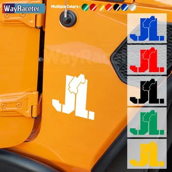 Светоотражающая Стикер Странично Крило на Колата Неограничен Стил Прозорец Багажника на Автомобил Graphcis Vinyl Стикер За Jeep Wrangler JK JL YJ
