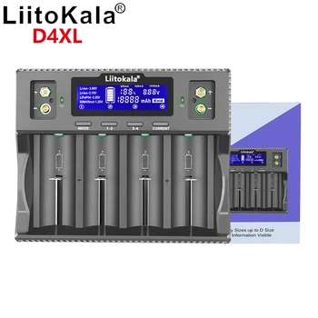 Liitokala D4XL 18650 литиево-йонна батерия зарядно устройство 3.2 В LiFePO4 батерия 1,2 В Ni-MH Ni-cd AAA 18500 26650 21700 32650 32700