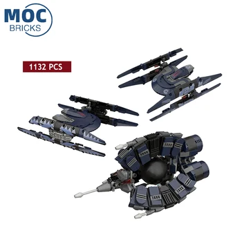 MOC Space Star Wars Bomber Високотехнологичен модел градивен елемент в колекцията, е детска играчка, подарък за рожден ден