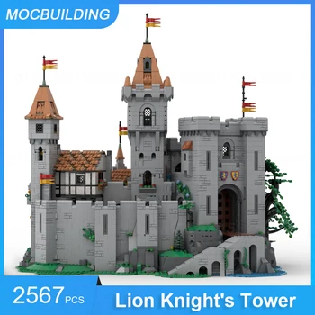 MOC градивните елементи на Кулата на рицаря Лъв - 10305 Разширяване на замъка си САМ 