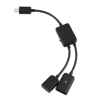 USB-Адаптер Hemoblo със Зарядно Устройство Host OTG Кабел Адаптер Кабел за Смартфон Таблет