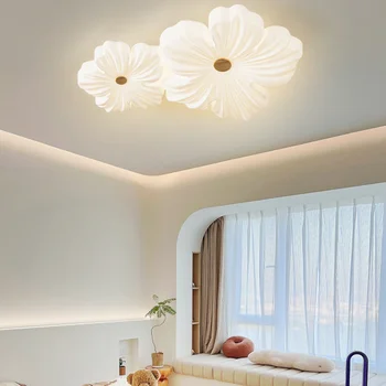 Модерни led таван осветление във формата на цвете, led таван, осветителни тела за хол, спалня, кухня, острови, лампи за вътрешно осветление