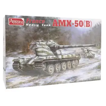 Забавно Хоби 35A049 1/35 Франция Комплект модели тежък танк AMX-50B