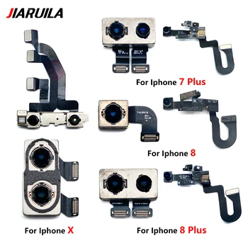 100% Оригинална камера за задно виждане за iPhone 7 8 Plus X XR XS Камера за задно виждане с гъвкав кабел за основен обектив