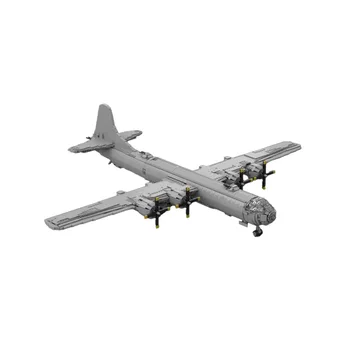 B-29 Superfortress и в мащаб 1:35 Самолета от Втората световна война Далечен Бомбардировач Градивен елемент на Модел Комплект Военен Самолет Изтребител Тухлена Играчка За подарък