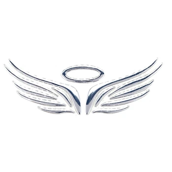 3D Ангел Приказни Крила Кола Auto Камион Логото на Емблемата на Иконата Термоаппликация Стикер 3 Цвята