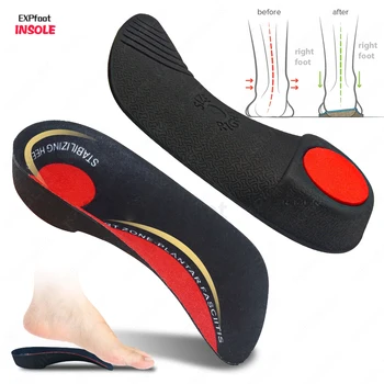 EXPfoot Плоскостъпие и Поддръжка на свода на стъпалото и Стелки за обувки Мъжки Дамски Ортопедични поставяне на Подметки ортопедични обувки Болки в петата, Плантарна фасциит