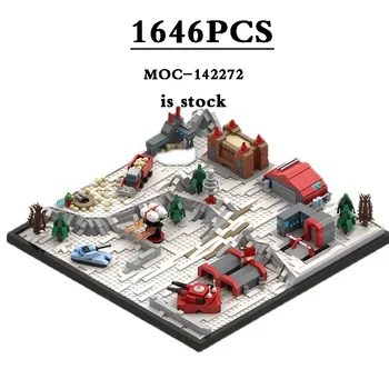 2023 Нова Серия Игри MOC-142272 Command & Conquer Red Cordon, Игрова Сцена, Строителни Блокчета, Играчки, 1646 Подаръци за Коледа, Подаръци със Собствените си Ръце
