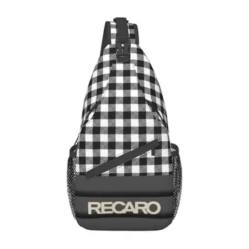Прашка с логото на Recaros, нагрудная чанта през рамо, мъжки модерен раница през рамо за пътуване