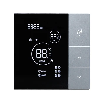 WiFi термостат Контролер на температурата Интелигентен контролер за отопление на вода Електрическо отопление Стенен бойлер Термостат