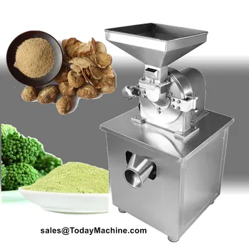 Индустриална машина за раздробяване на царевица за храна, сол и черен пипер.