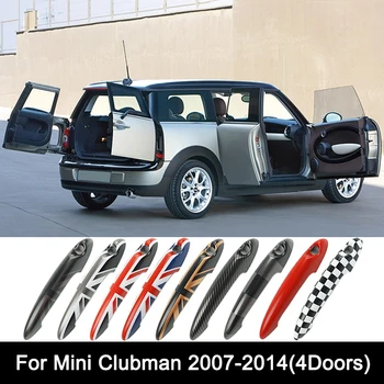 За MINI One Cooper S JCW R55 Clubman, 4 бр./компл., стикер върху дръжката на вратата, автоаксесоари за стайлинг на автомобили