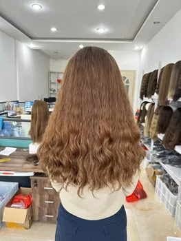 Кошер Перуки Европейска коса Кафяв Цвят TsingTaowigs Коси Еврейския Перука, Завързана Топ За Жени Безплатна Доставка