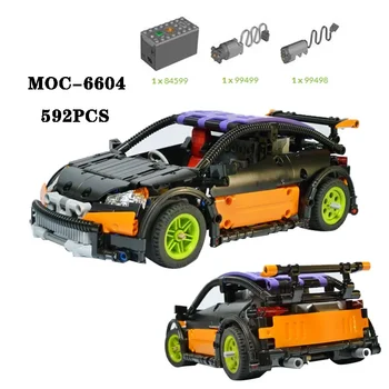 Класически MOC-6604 Супер Спортен Автомобил с Висока сложност на Изработката Градивните Части 592ШТ Играчки за Възрастни и Деца, Подарък За Рожден Ден