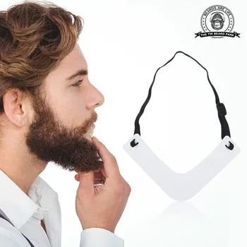 Ръководство за създаване на форми за брадата На вырезе - Перфектния модел за формиране на брадата На вырезе - Инструмент за Подстригване на брада - Владетел Комплекти восъчна Линия на брадата