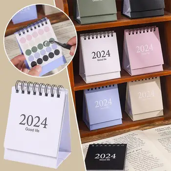 Мини настолен календар за управление на Времето, Преносим настолен календар, дневен график, Двухпроводные настолни календари с панти капак