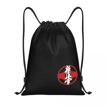 Раница с логото на Киокушинкай карате в съвсем малък, спортна чанта за жени и мъже, раница за тренировки по бойни изкуства