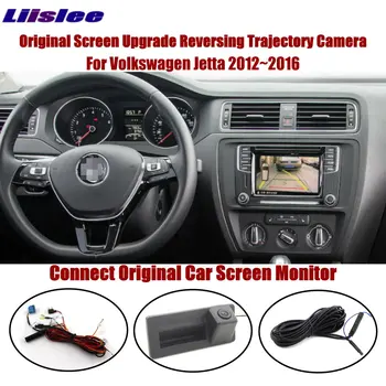 Автомобилна Камера за обратно виждане За VW Jetta (A6/1B) 2010-2019 MQB MIB Система за Паркиране на Заден Ход Оригиналът на Екрана Интелигентна Динамична Картина
