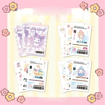 30 бр./компл. Аниме Хартия Етикети Kawaii Sanrio О Стикер Hello Kitty Kuromi My Melody Stationerys Етикета Стикер Подарък