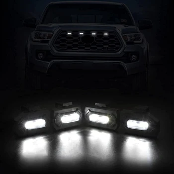 4ШТ led предните светлини за Toyota Tacoma Raptor TRD-Off Road Sport 2020 2021 Външна лампа за печене, бяла светлина