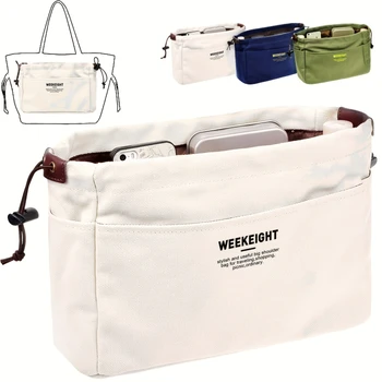 Холщовая чанта, подложка, дамски найлонова чанта подложка, косметичка за пътуване, многофункционални чанти, органайзер, косметичка