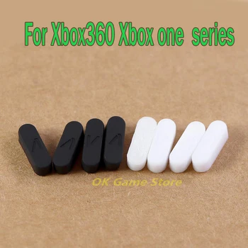 50 комплекти = 200 бр Замяната на Черно-Бял за XBOX360 XBOX Xbox ONE Series S X корпус калъф гумена капачка на крак накладки