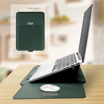 PU Калъф-поставка За Macbook Pro 16 Case 2023 M3 Калъф за Macbook Air 13 Case 2022 M2 Pro 14 15,3 Air Matebook Чанта Xiaomi