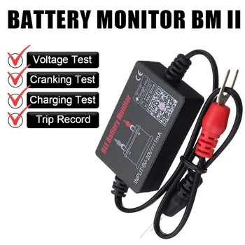 Монитор батерия 12 Тестер за напрежение Bluetooth 4.0 Анализатор на акумулатора Проверка на зареждане добив