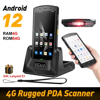Android 12 PDA устройства с NFC RAM4G ROM64G 2D баркод Скенер Newland Четец Здрав Терминал за Събиране на Данни Bluetooth за Склад 4G