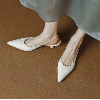 BCEBYL/ Новост; однотонная модни дамски обувки с остър пръсти на висок ток; Пикантни Елегантни и удобни ежедневни вечерни обувки на нисък ток
