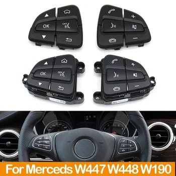 Ключовете на Волана на Колата Мултифункционален Бутон за Превключване от Менюто В Събирането За Mercedes Benz V Class W447 W448 AMG GT W190