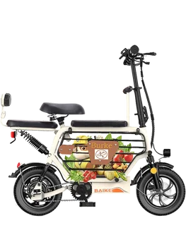 Електрически велосипед за домашни любимци, малък ультралегкий под наем за майката и детето, женски наем на батерии
