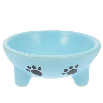 Очарователен купа за домашни любимци, красива керамична купа за коте, декоративна купа за кученца, стоки за домашни любимци