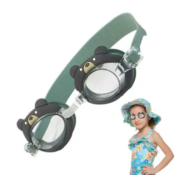 Детски Плувни Очила Регулируеми Плувни Очила Със Собствени Животни За Забавление В Басейна Без Преминаващ Дизайн И Прекрасни Рисунки На Животни На Плажа И На Басейна