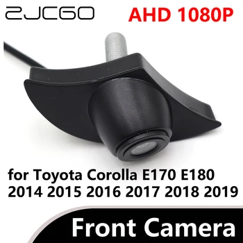 ZJCGO AHD 1080P CVBS 170 ° Сляпа зона HD обектив Рибешко око Автомобилната предна камера за Toyota Corolla E170 E180 2014 2015 2016 2017 2018 2019
