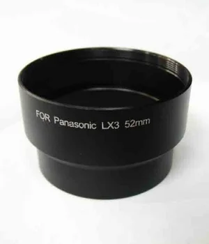 52 мм Пръстен за тръба адаптер обектив с монтиране на филтър 52 мм за фотоапарат Panasonic LX3