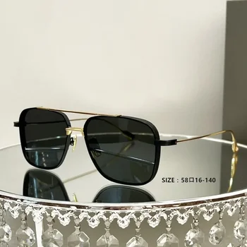 2023 Класически Модерен квадратен Брендовый дизайн, Ретро Женски Метални слънчеви очила за шофиране с високо качество UV400