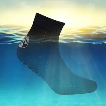1 чифт найлонови чорапи, за да сърфирате, устойчива на плъзгане дишаща задържане лента, Неопренови чорапи за гмуркане за водни спортове