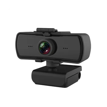 Уеб камера Full HD 2K с микрофон с 360-градусова регулиране USB за компютър, дигитална уеб камера с автоматичен фокус за КОМПЮТЪР, уеб-камера