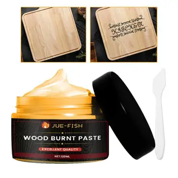 Гел за изгаряне на дървесина, лесно се нанася, паста за изгаряне на дървесина, гел за изгаряне на Многофункционални аксесоари за пирографии със собствените си ръце за хартия