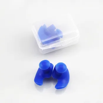 1 чифт непромокаеми професионални силиконови затычек за уши за плуване, меки противошумен тапи за уши за възрастни и деца-плувци