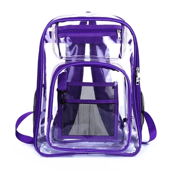 Стилен прозрачен училище раница раница за лаптоп, училищна чанта за ученици-тийнейджъри, вместительные пътни ежедневни чанти за книги 517D