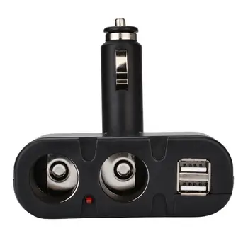 Нова Гореща разпродажба Сгъване двухпортовых USB-контакти за прикуривания Бързо зареждане зарядно устройство за Кола Салон carros