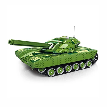 Tank Battle Goliath VII, MOC 55026, Строителни тухли, Модерни военни модела блокове, ракета-носител оръжия, Високотехнологичен набор от играчки 